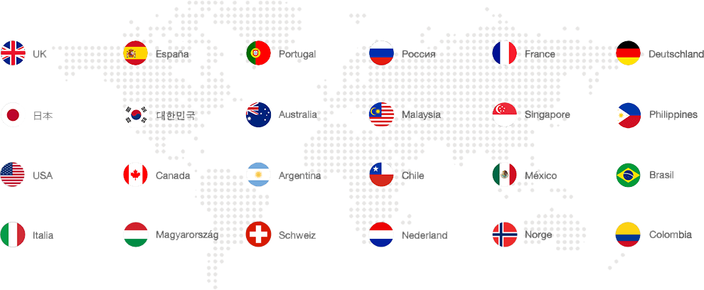 9种语言，覆盖51个国家